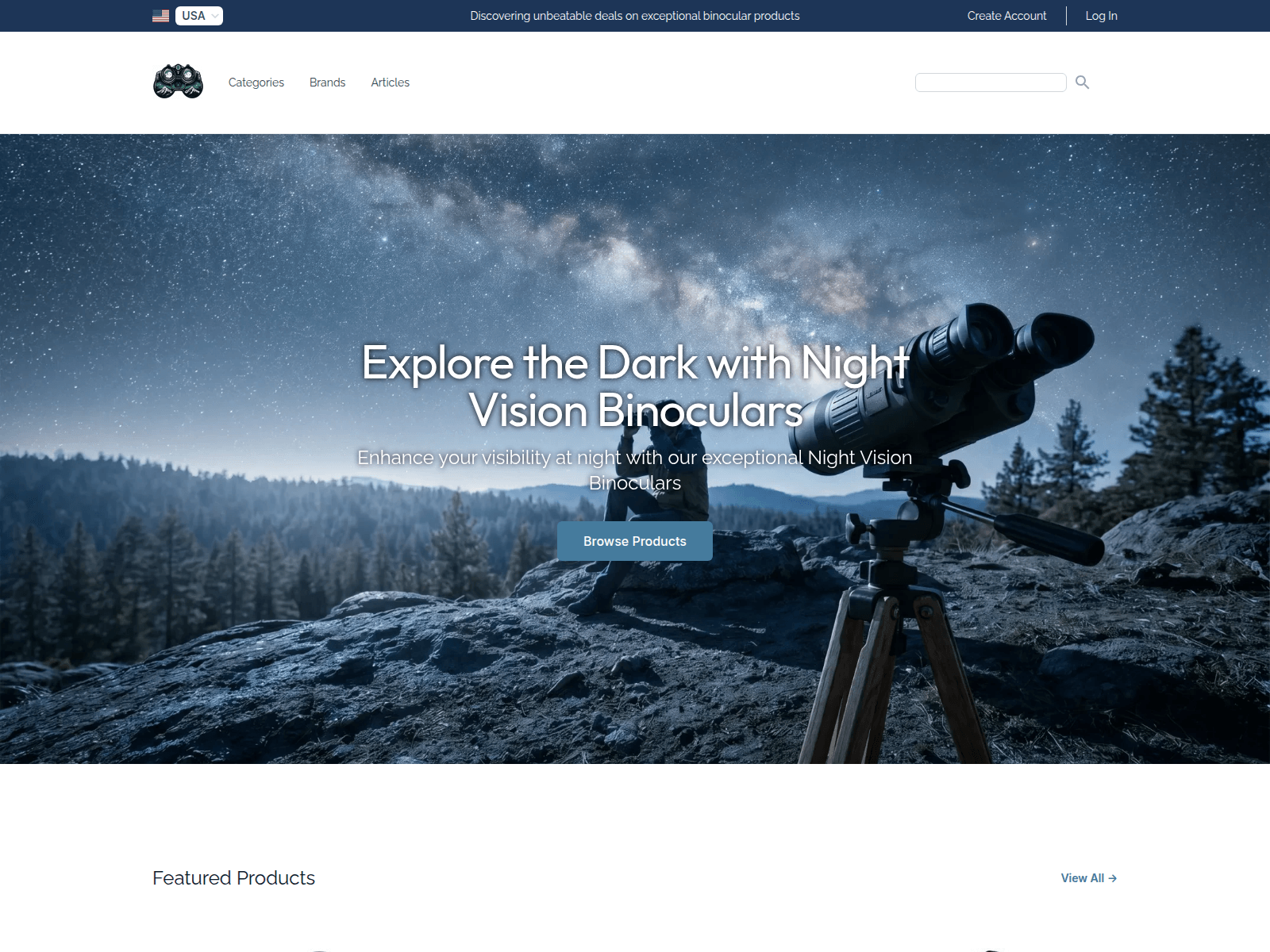 Night Vision Binoculars screenshot