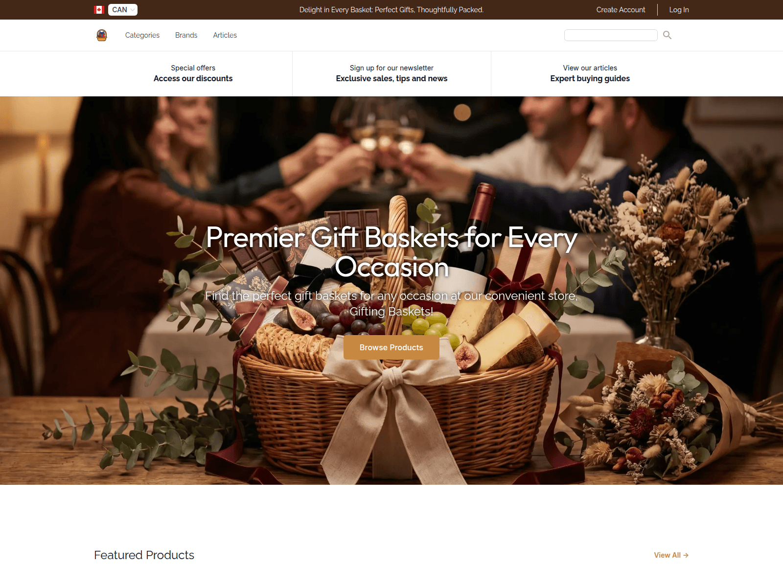 Gifting Baskets screenshot