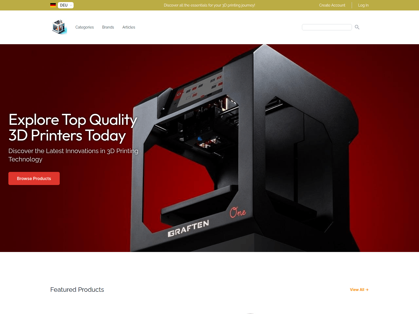 3D Printers screenshot