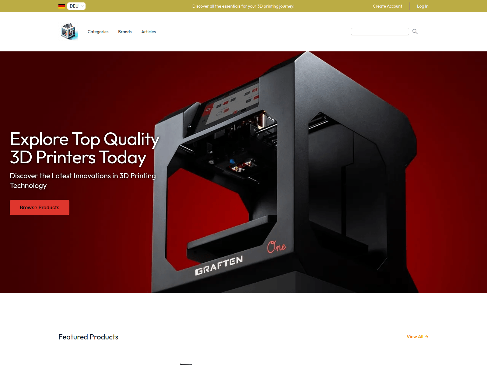 3D Printers screenshot