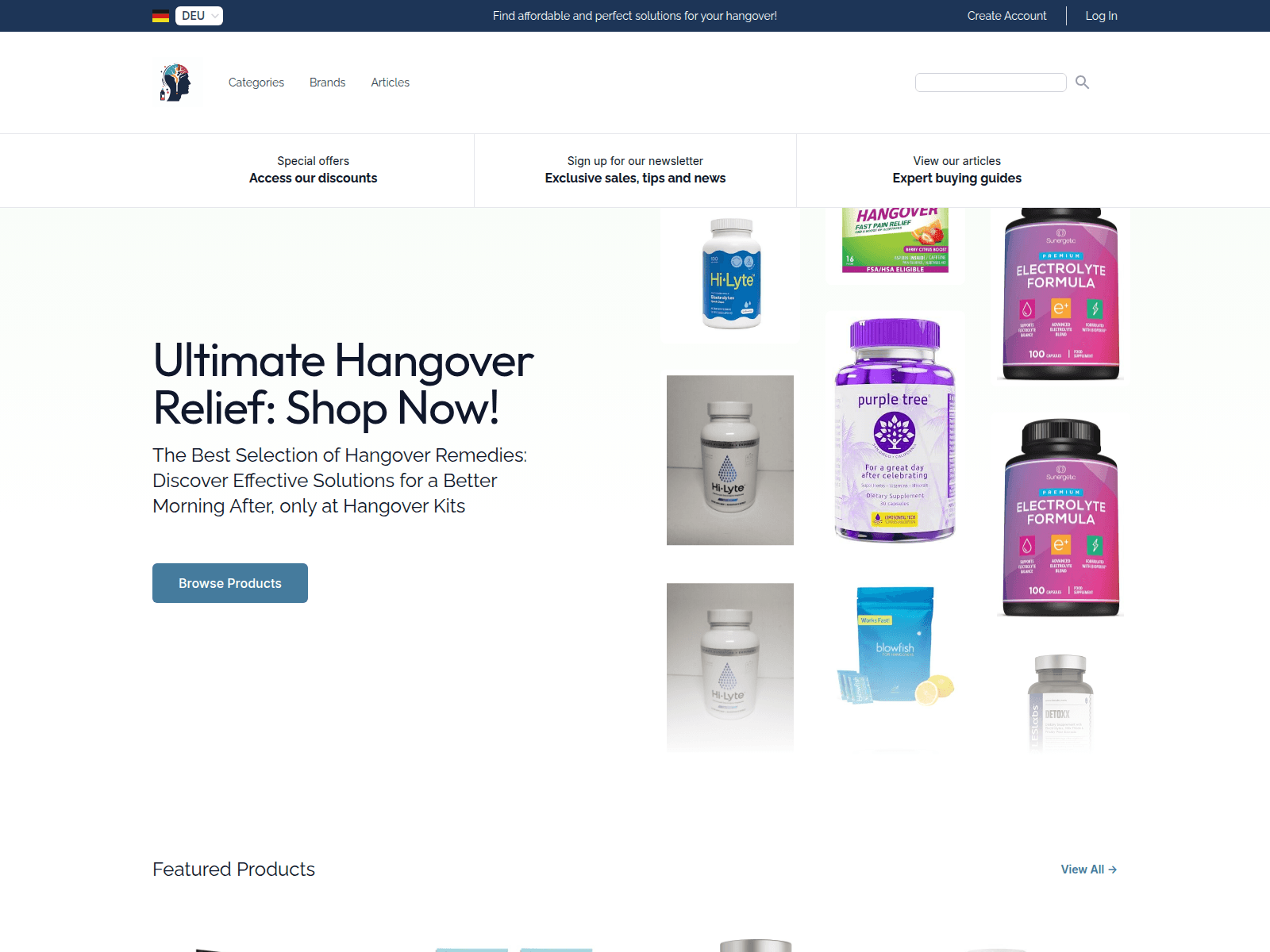 Hangover Kits screenshot