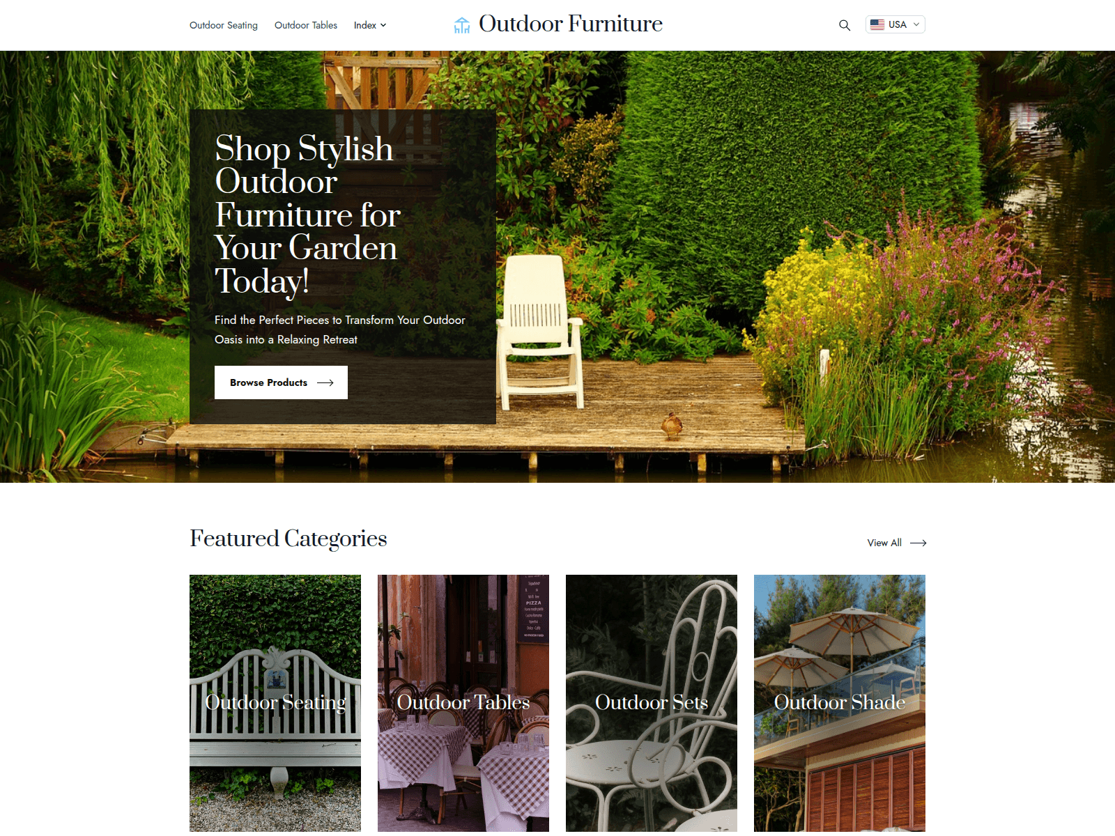 Outdoor Furniture screenshot