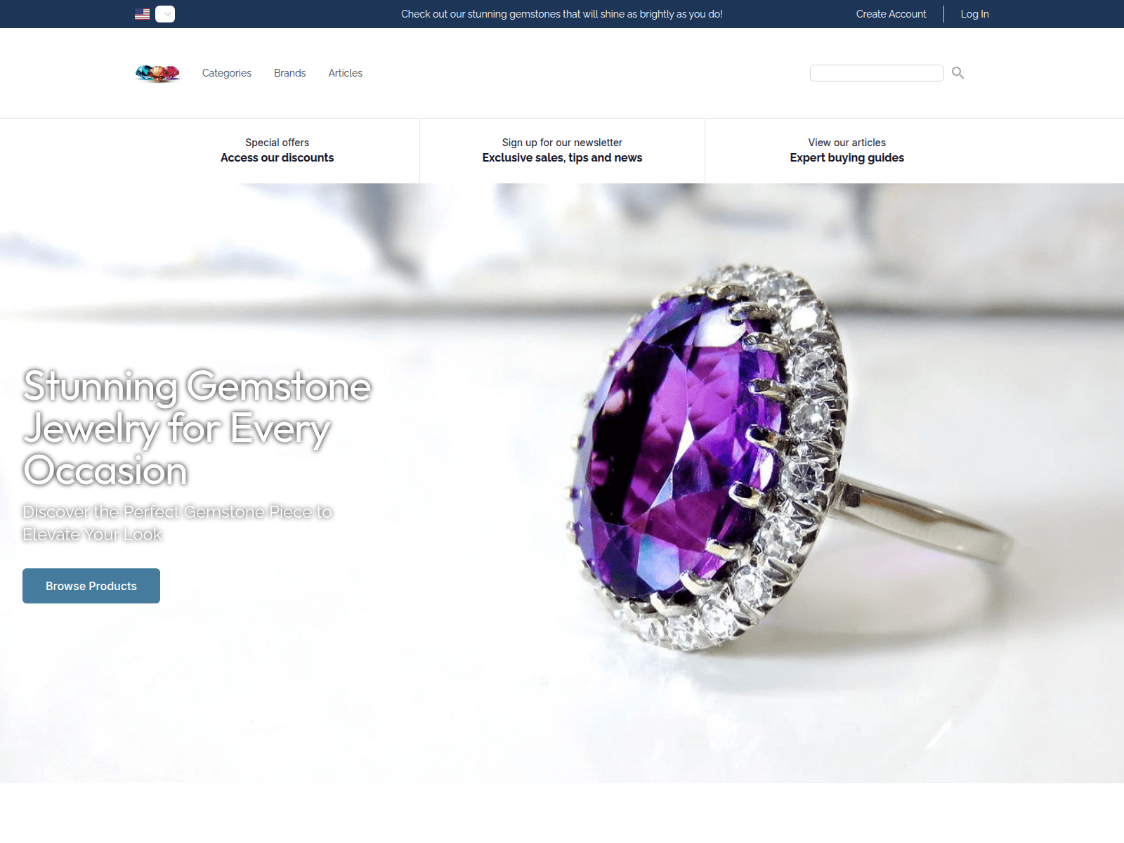 Gemstone Boutique screenshot