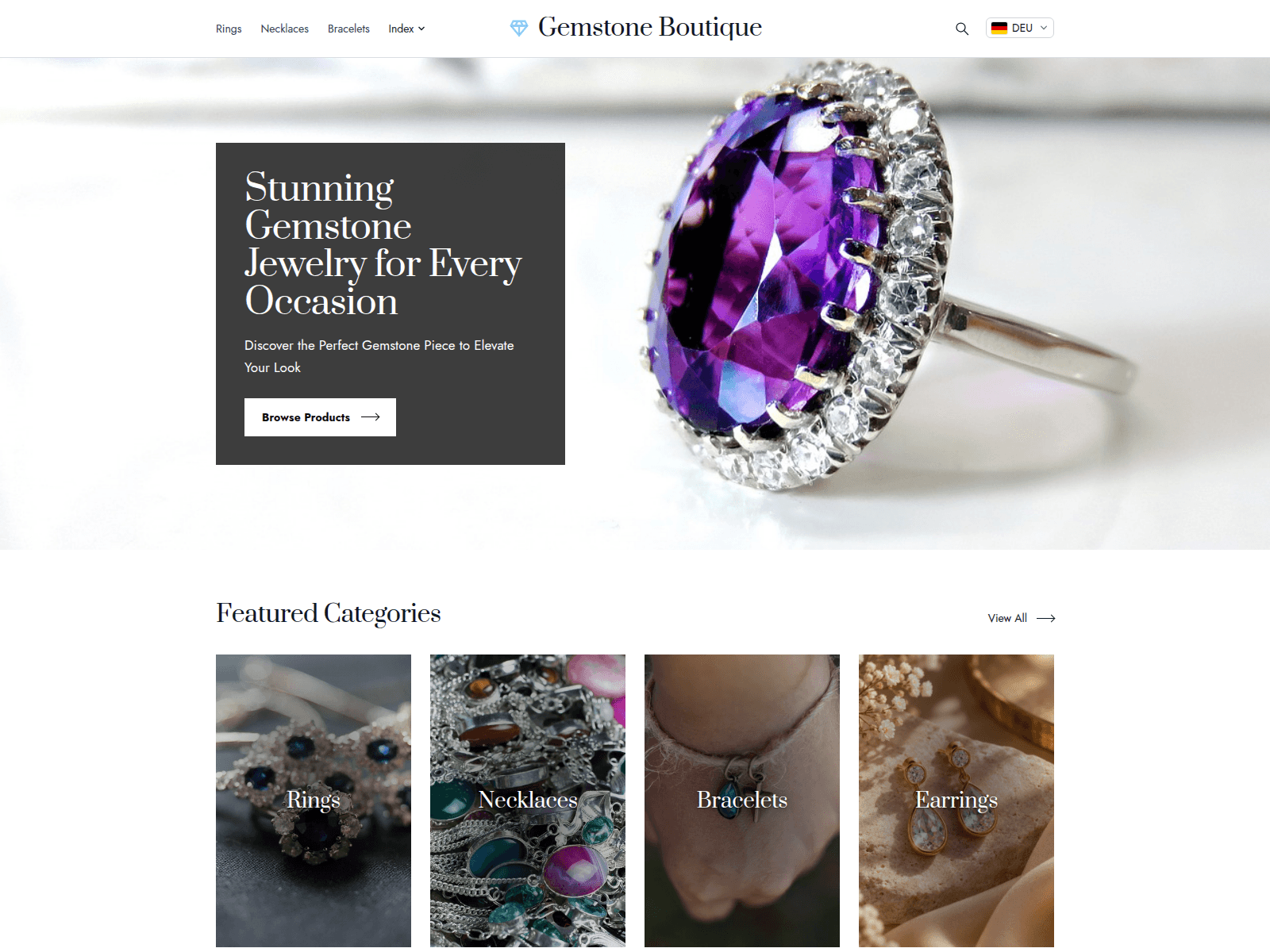 Gemstone Boutique screenshot
