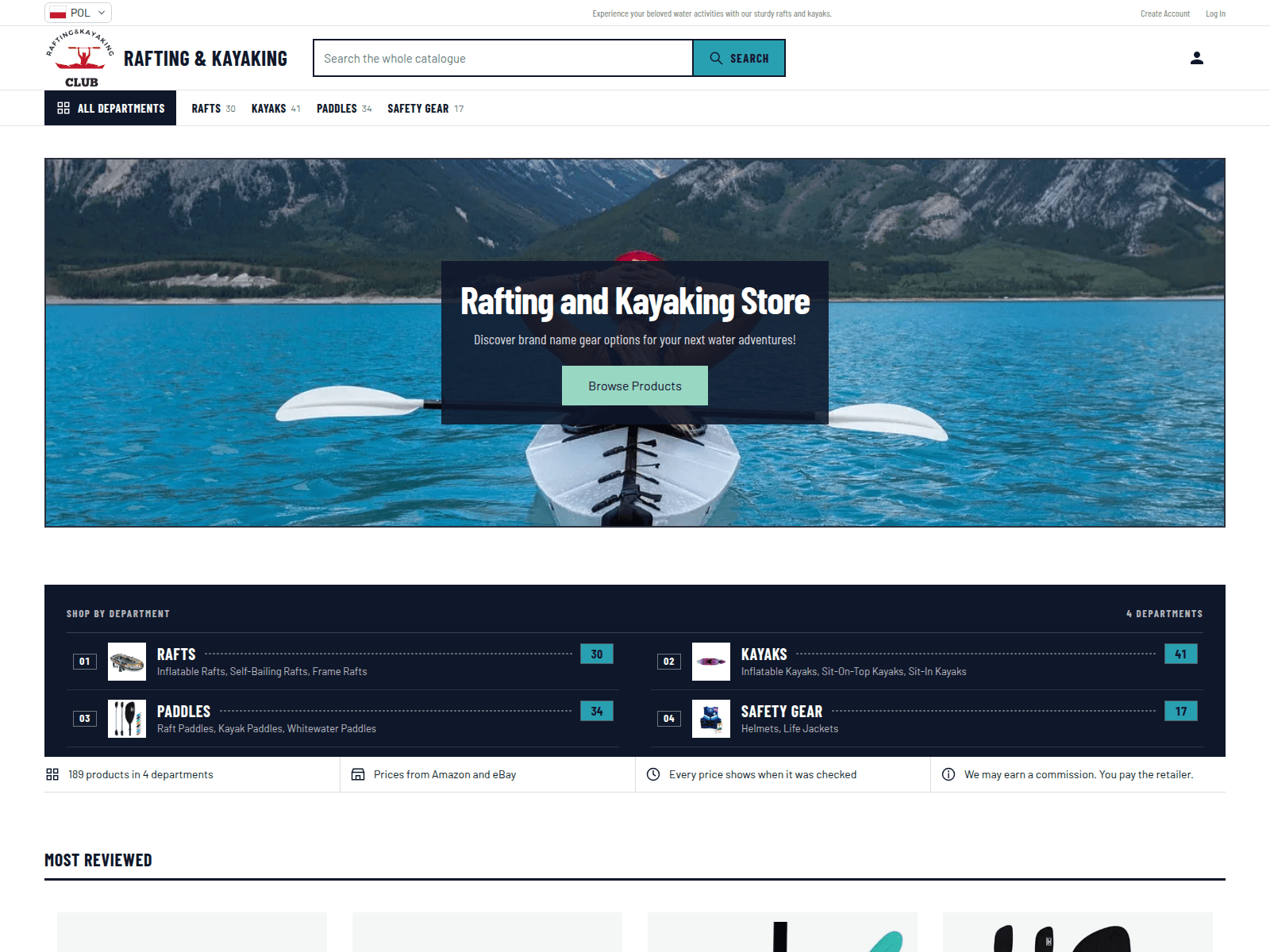 Rafting & Kayaking screenshot