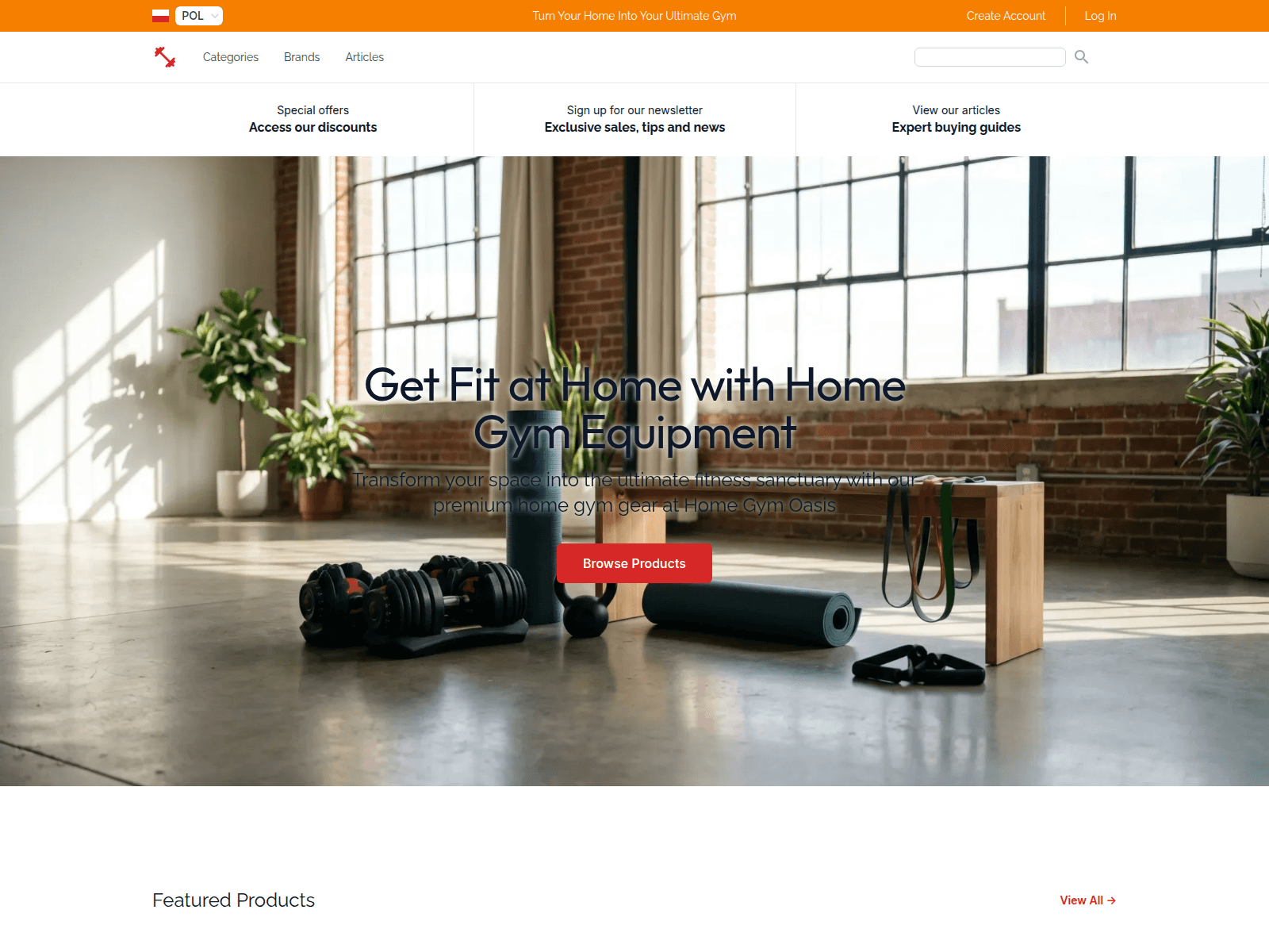 Home Gym Oasis screenshot