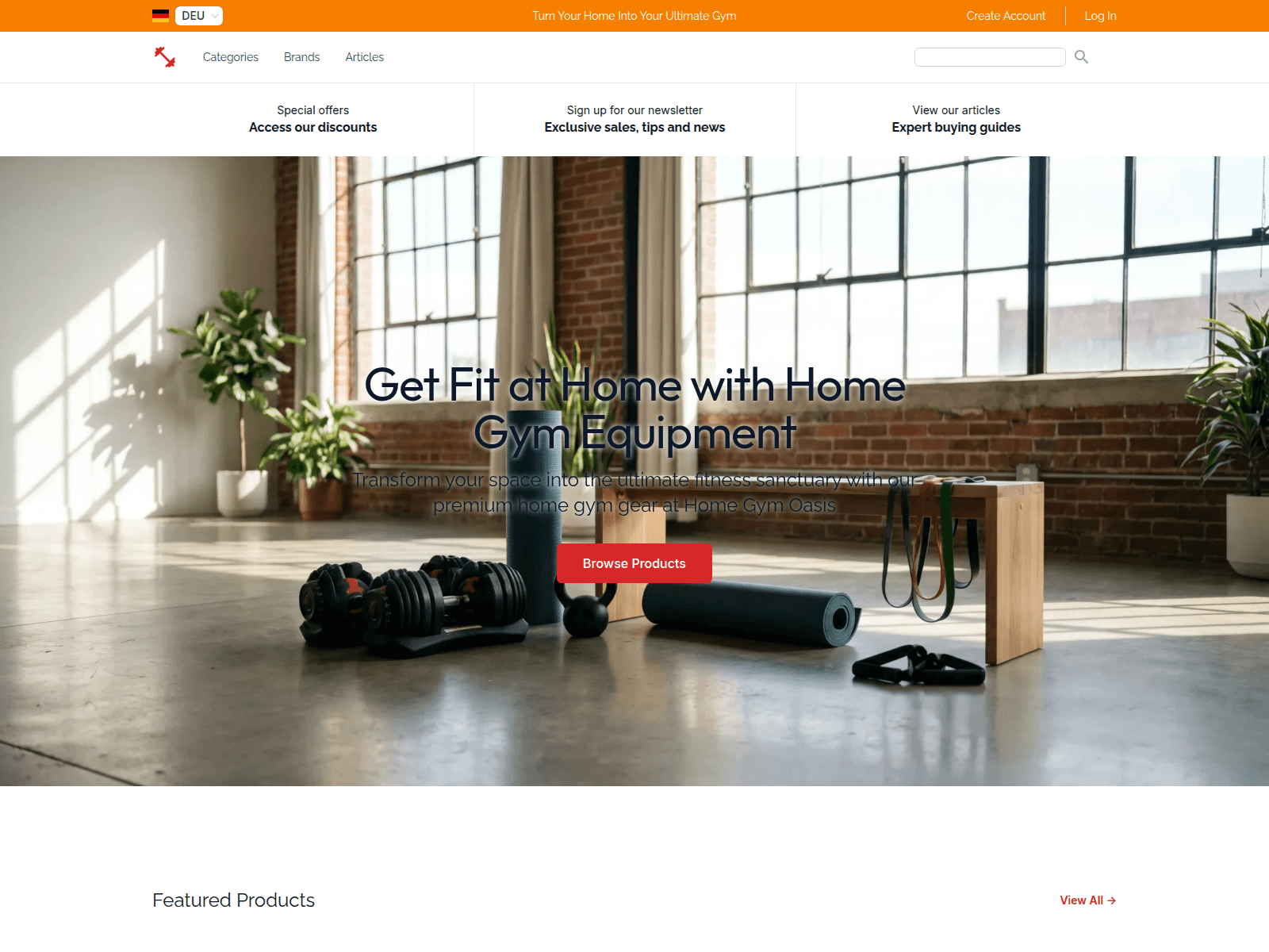 Home Gym Oasis screenshot