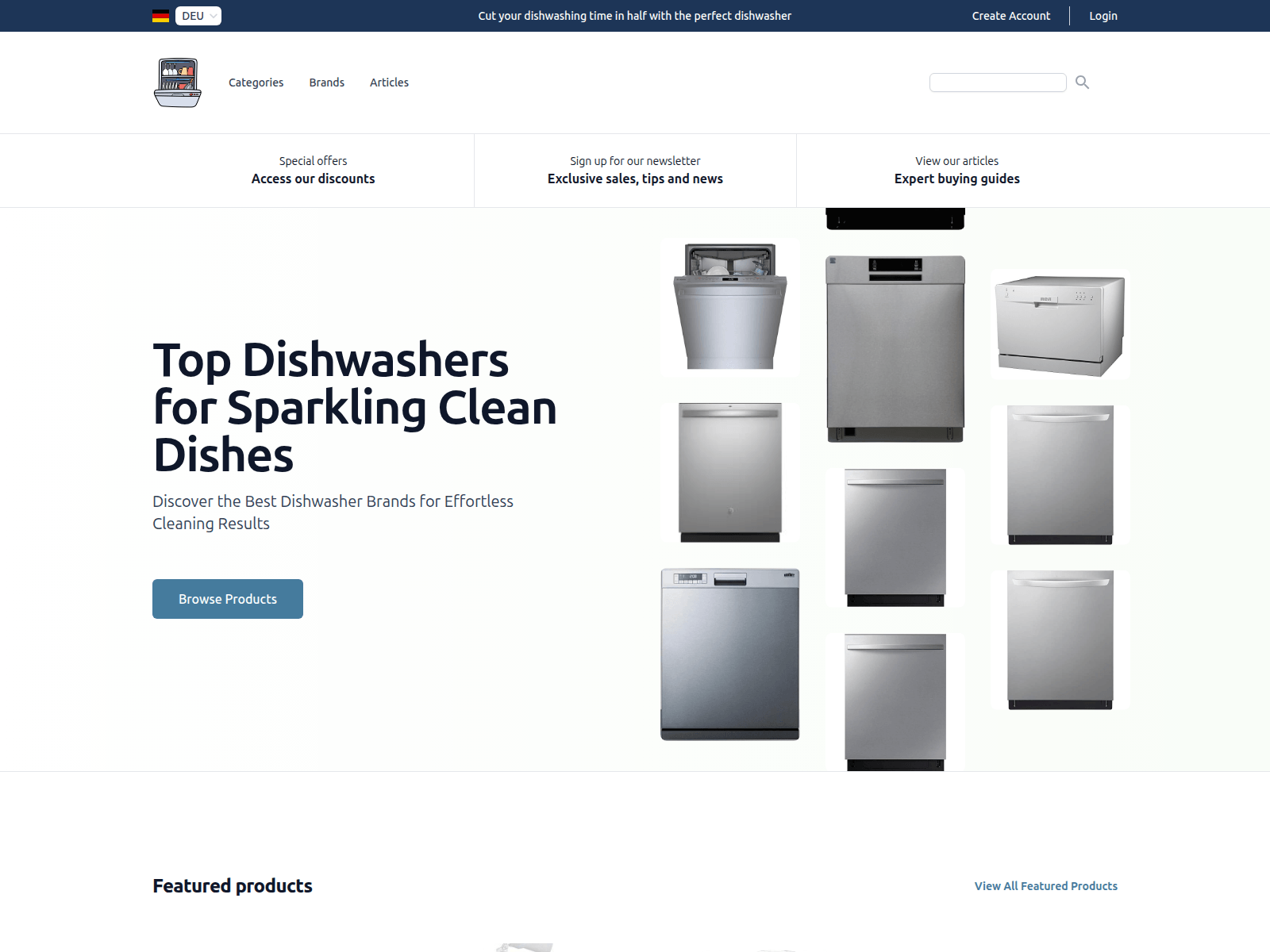 Dishwashers screenshot