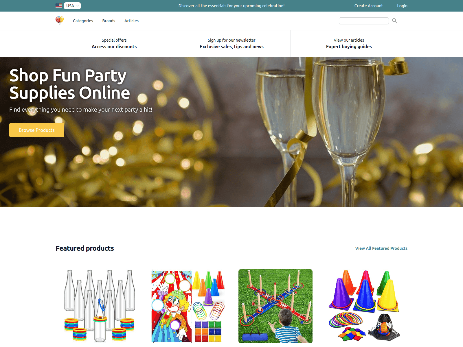 Party Supplies screenshot