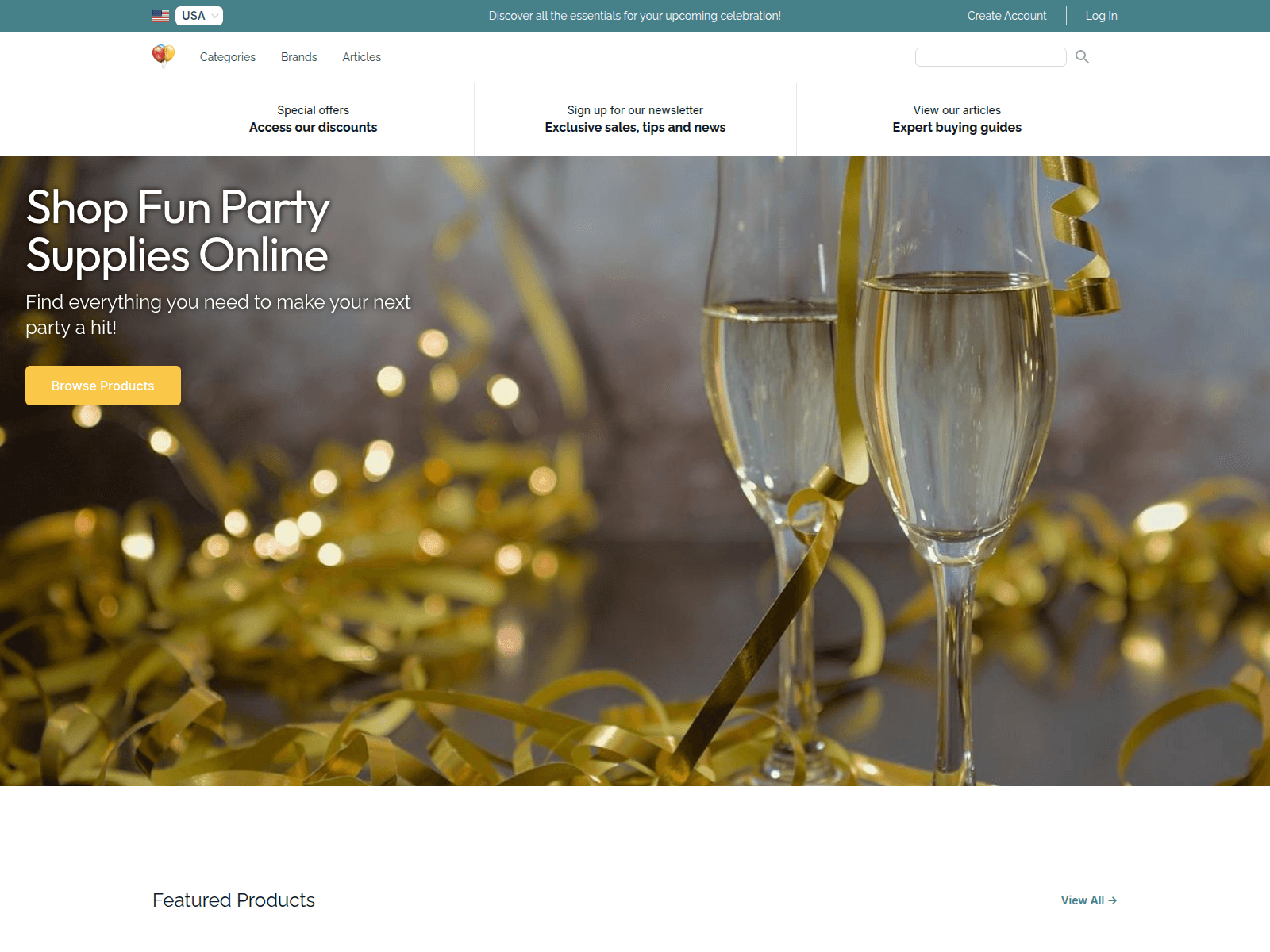 Party Supplies screenshot