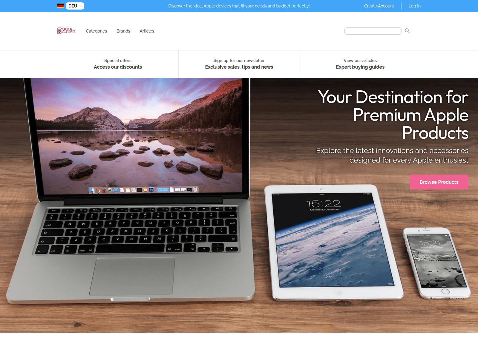 The Apple Store screenshot