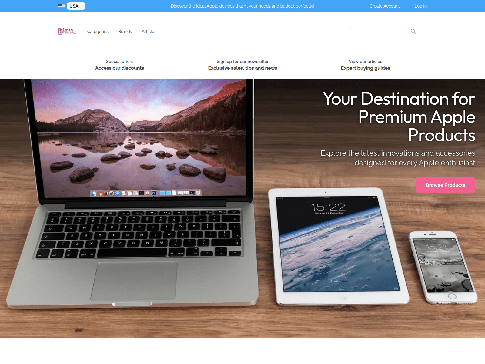 The Apple Store screenshot