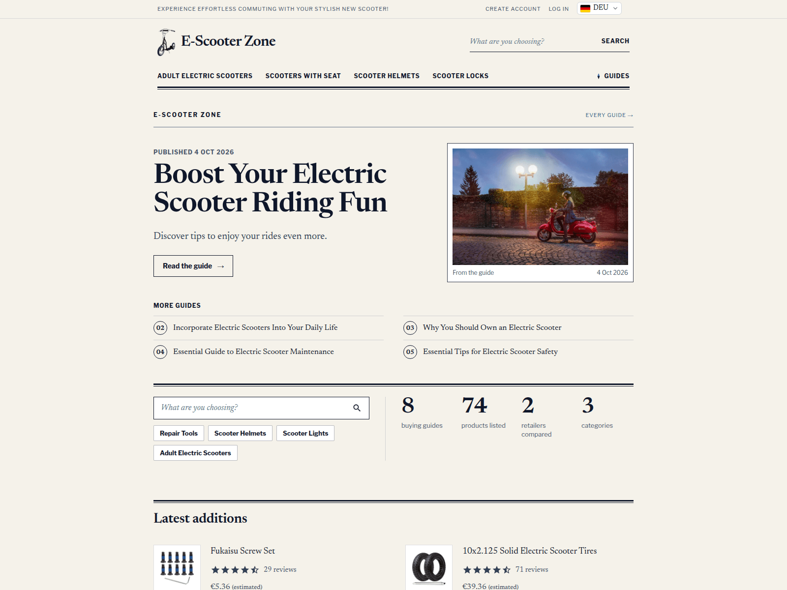E-Scooter Zone screenshot