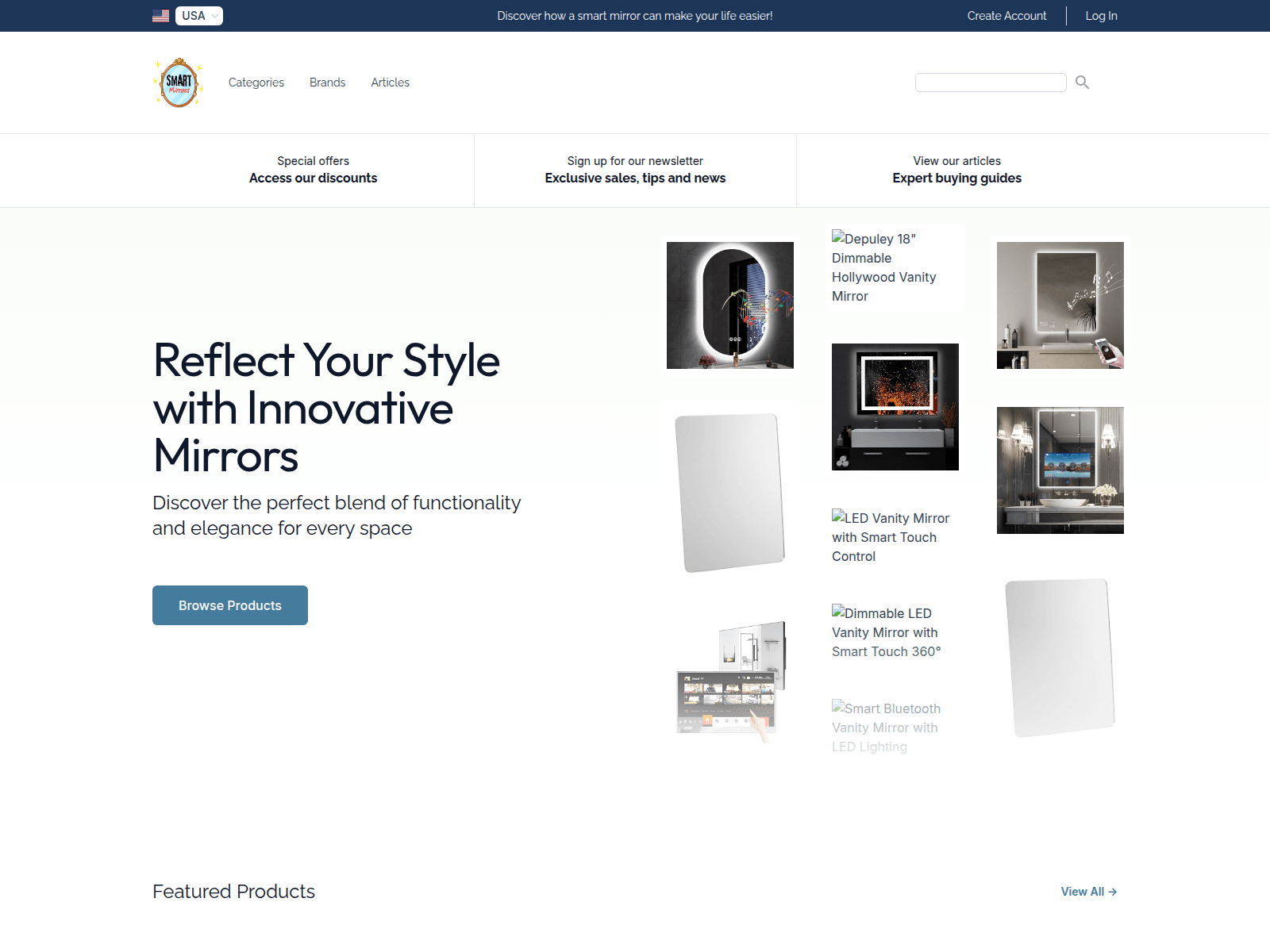 Smart Mirrors screenshot