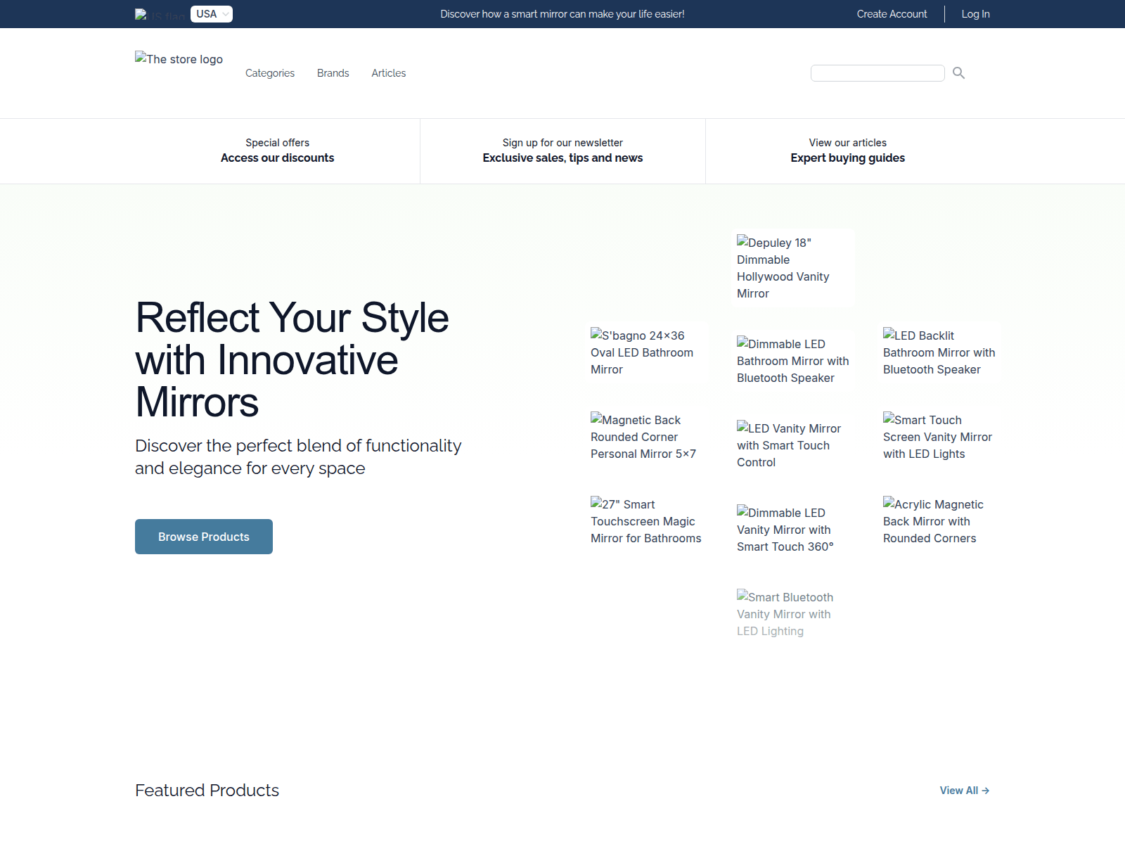 Smart Mirrors screenshot
