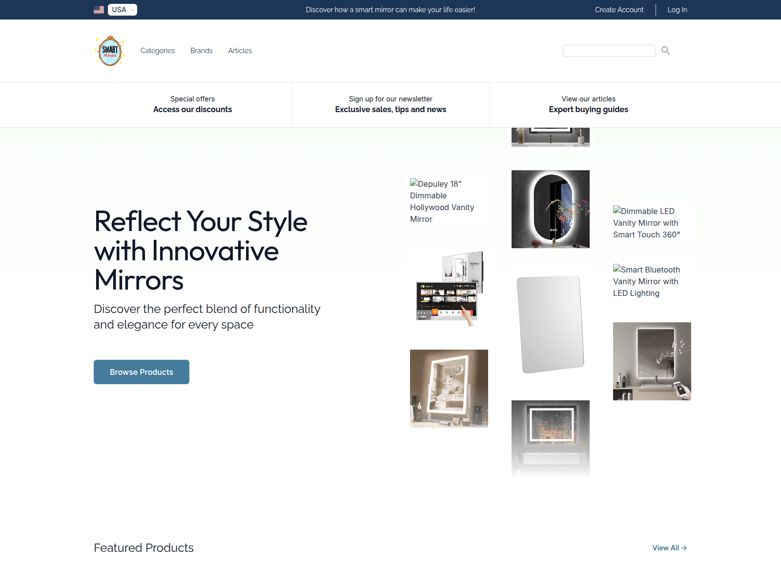 Smart Mirrors screenshot