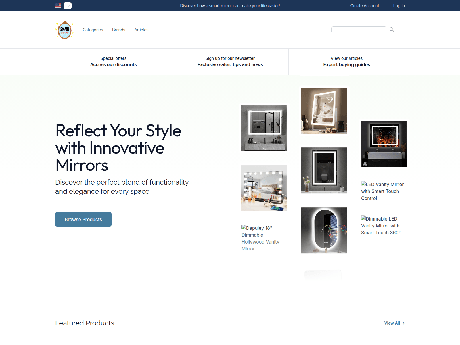 Smart Mirrors screenshot