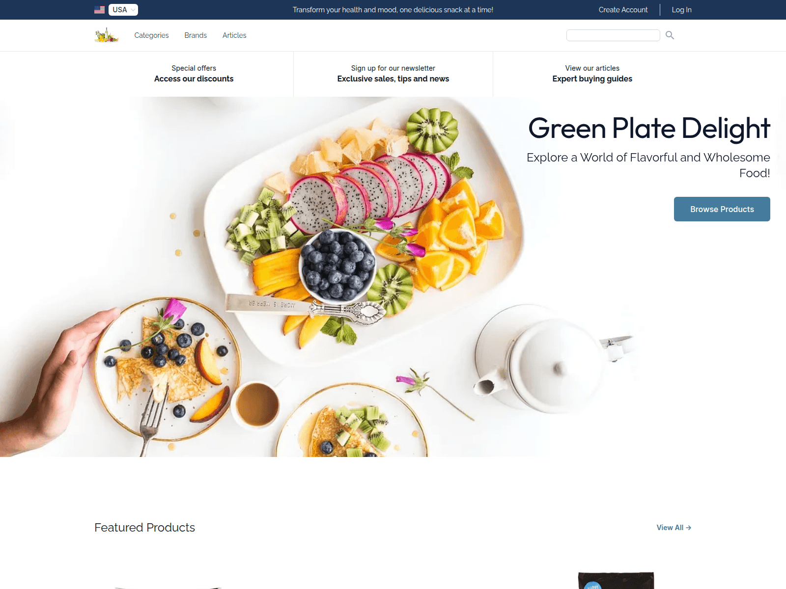 Green Plate Delights screenshot