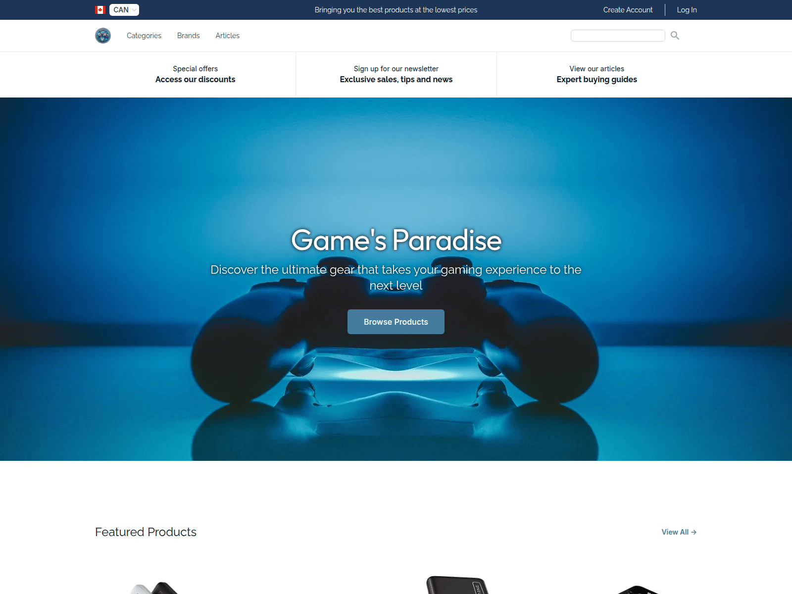 Gamer's Paradise screenshot