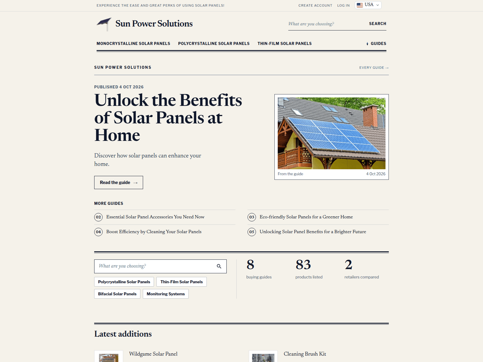 Sun Power Solutions screenshot