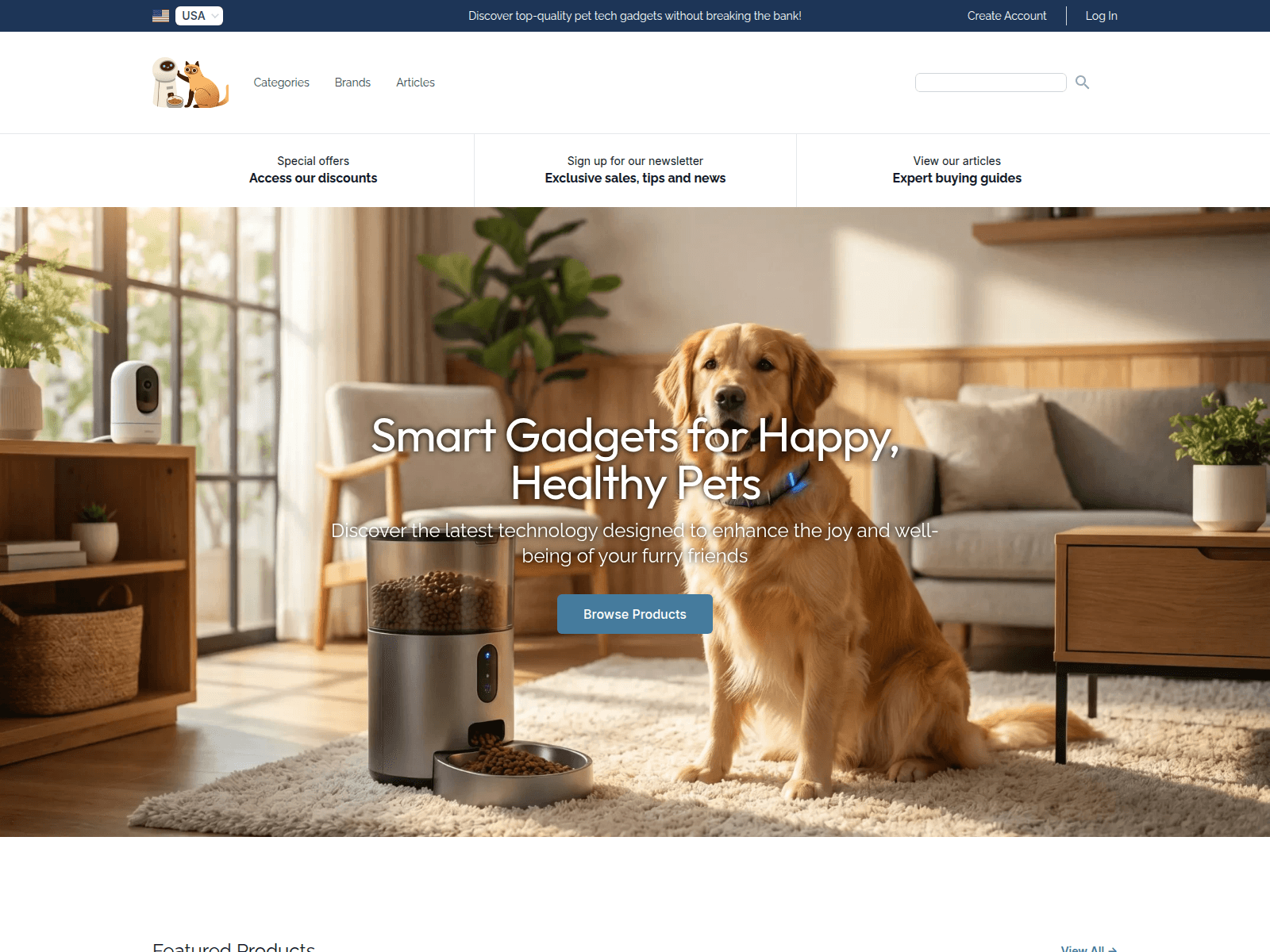 PetTech Innovations screenshot