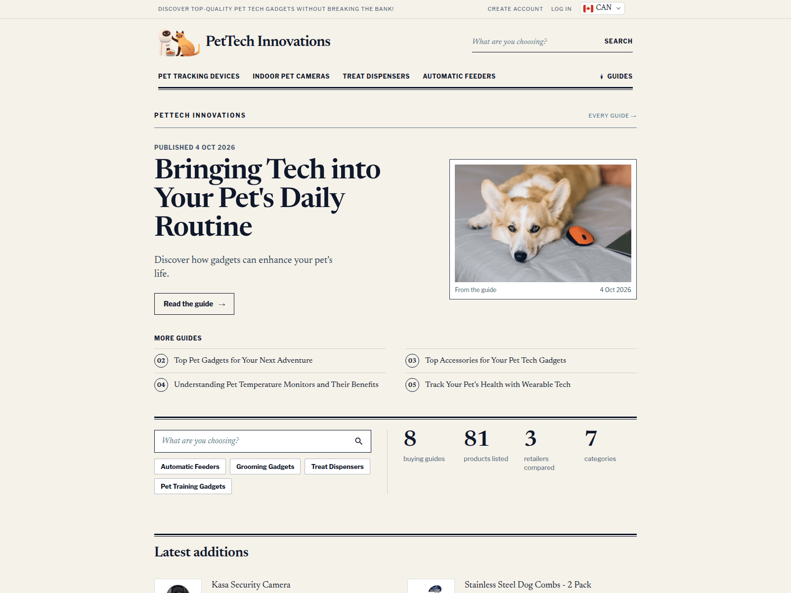PetTech Innovations screenshot