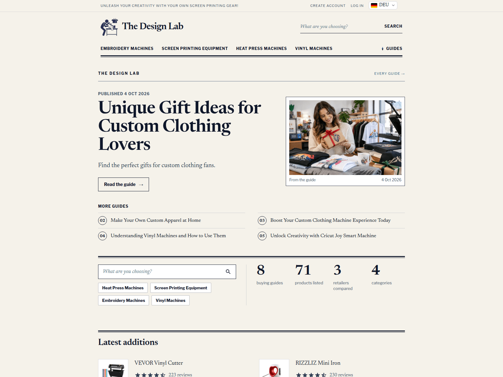 The Design Lab screenshot