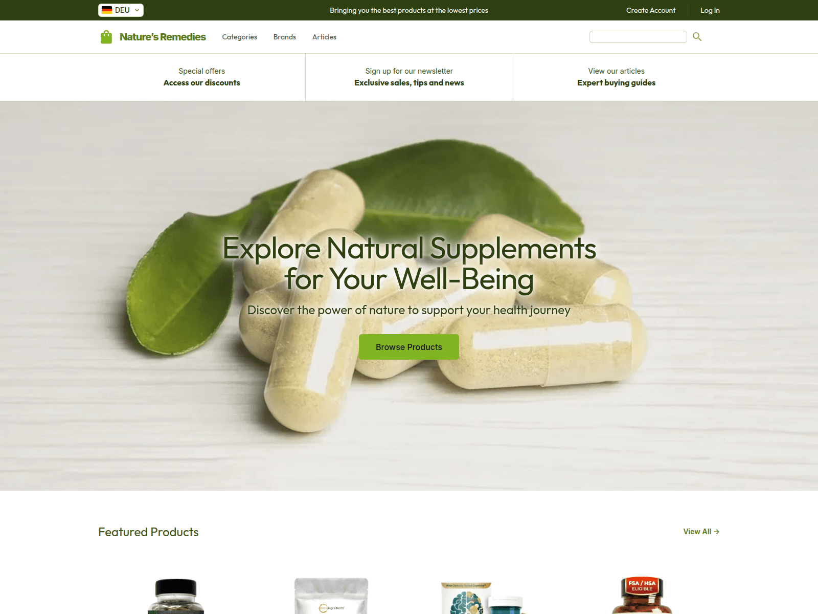 Nature's Remedies screenshot