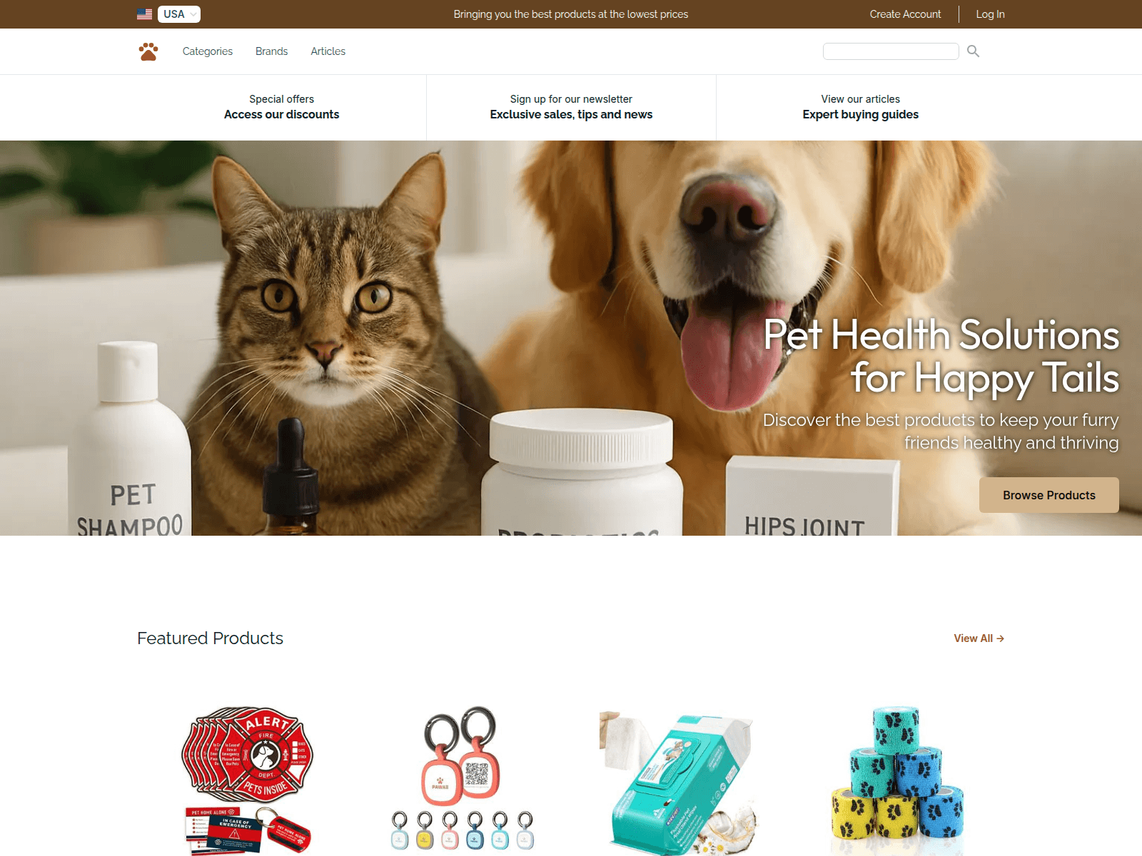 Healthy paws screenshot