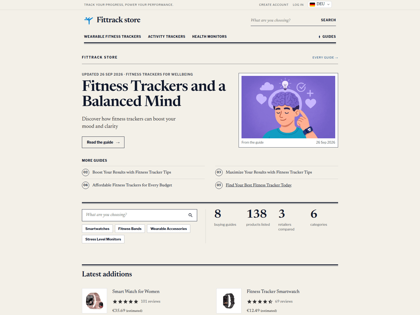 FitTrack Store screenshot