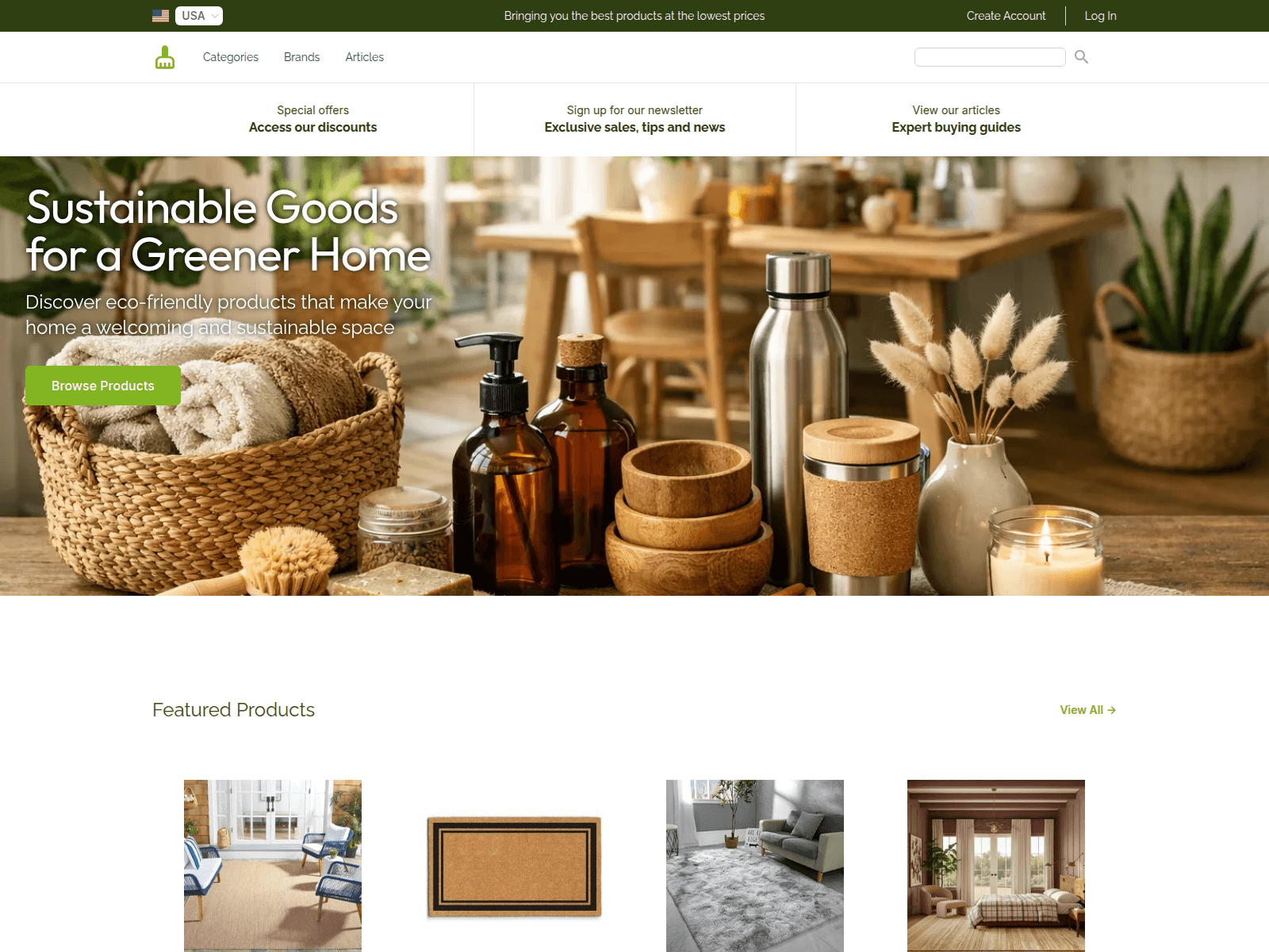 EcoLiving essentials screenshot