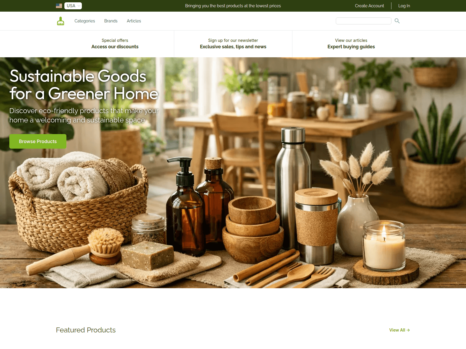 EcoLiving essentials screenshot
