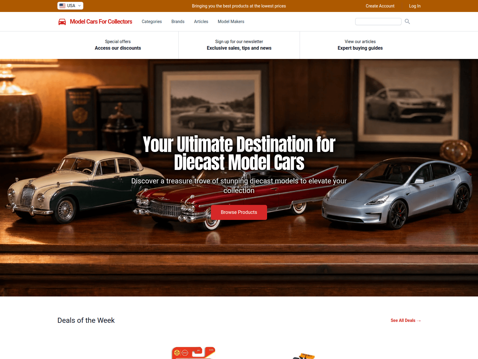Model Cars For Collectors screenshot