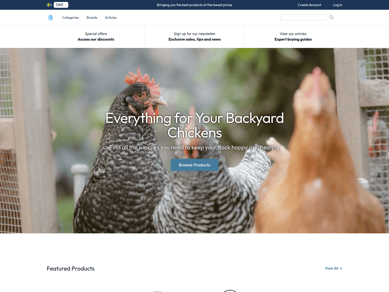 The Happy Hen Supply screenshot