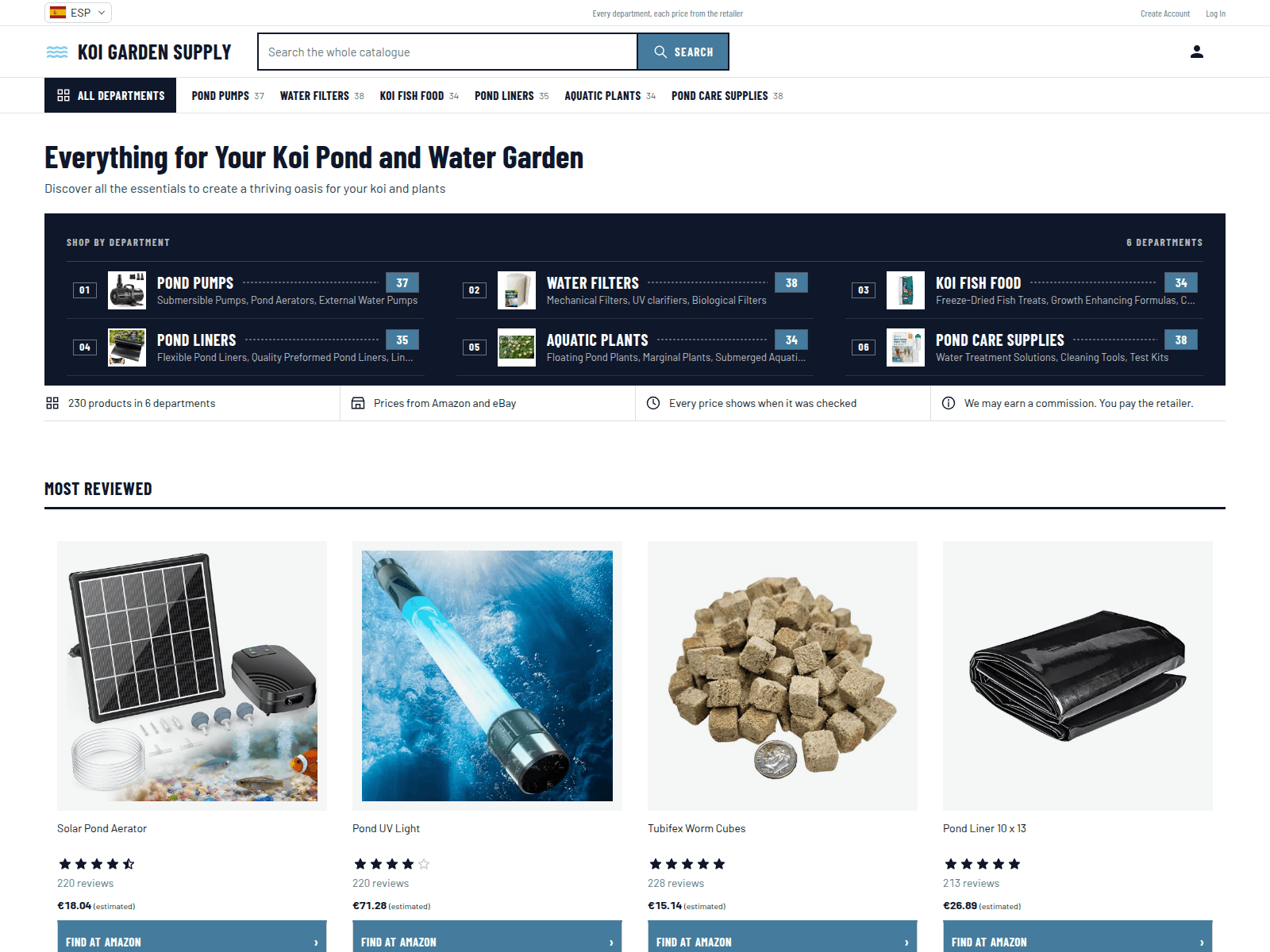 Koi Garden Supply screenshot