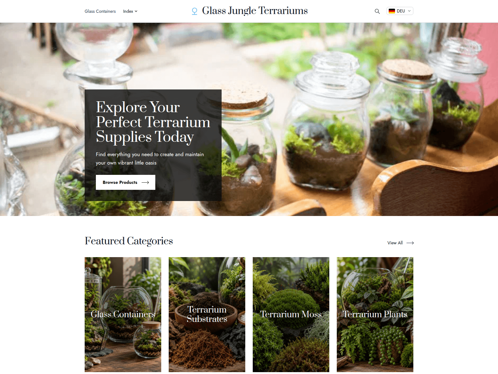 Glass Jungle Terrariums screenshot