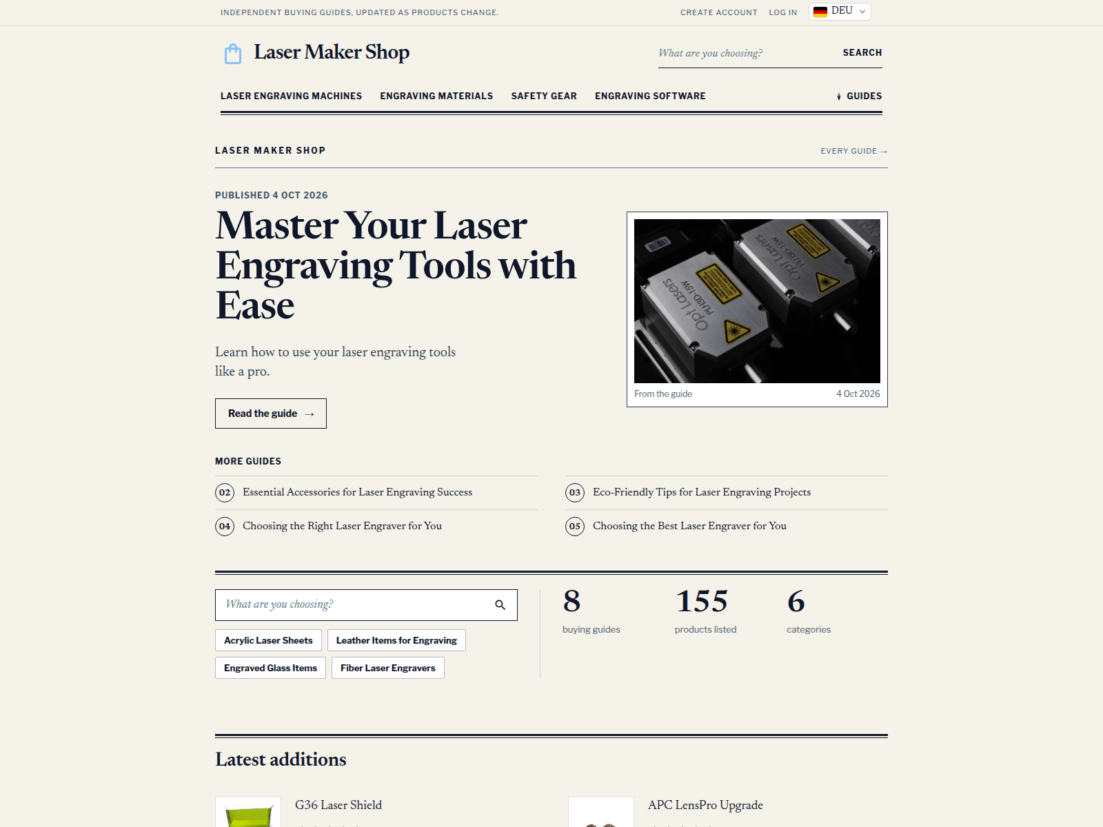 Laser Maker Shop screenshot