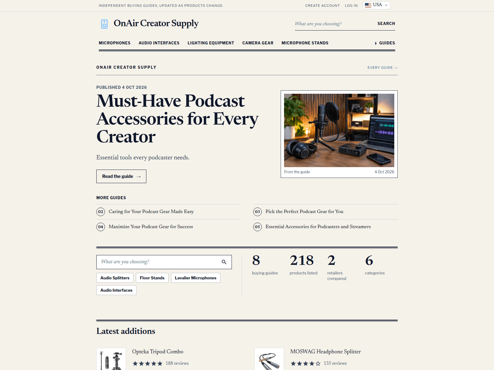 OnAir Creator Supply screenshot