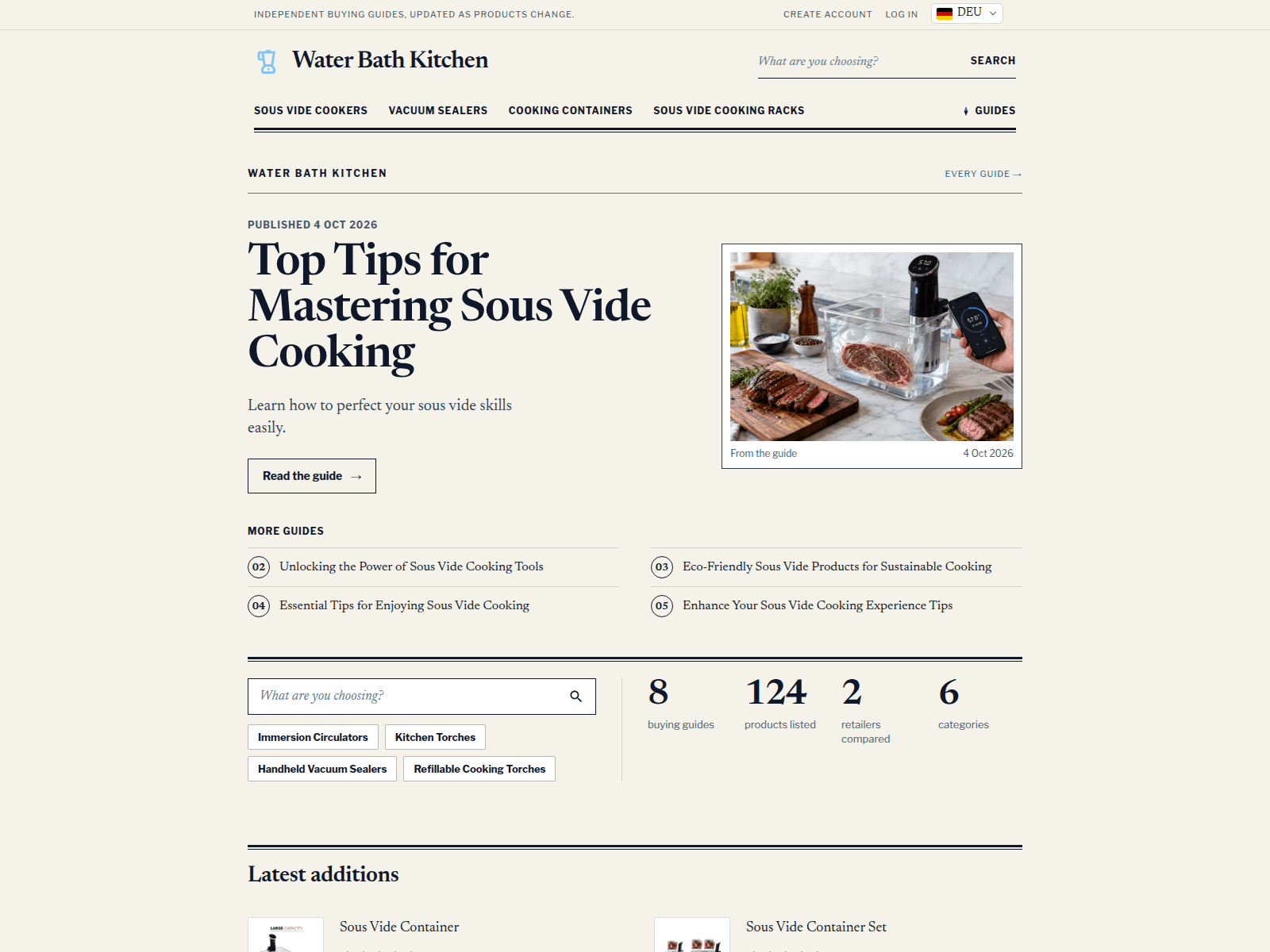 Water Bath Kitchen screenshot