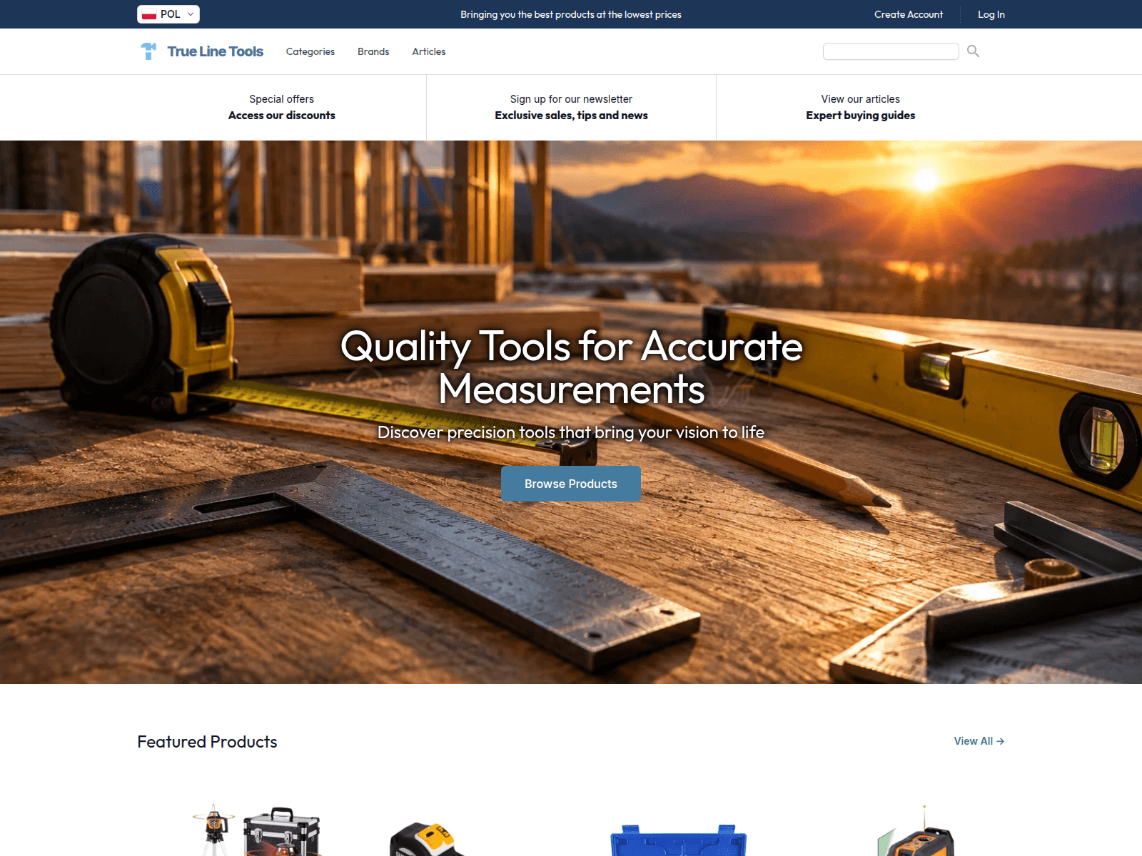 True Line Tools screenshot