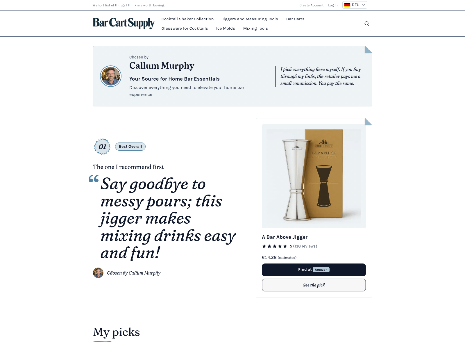 Bar Cart Supply screenshot