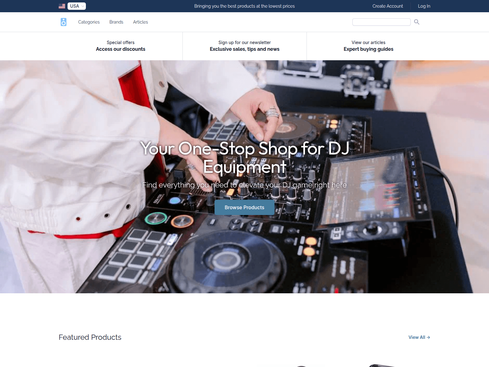 Crossfade DJ Supply screenshot