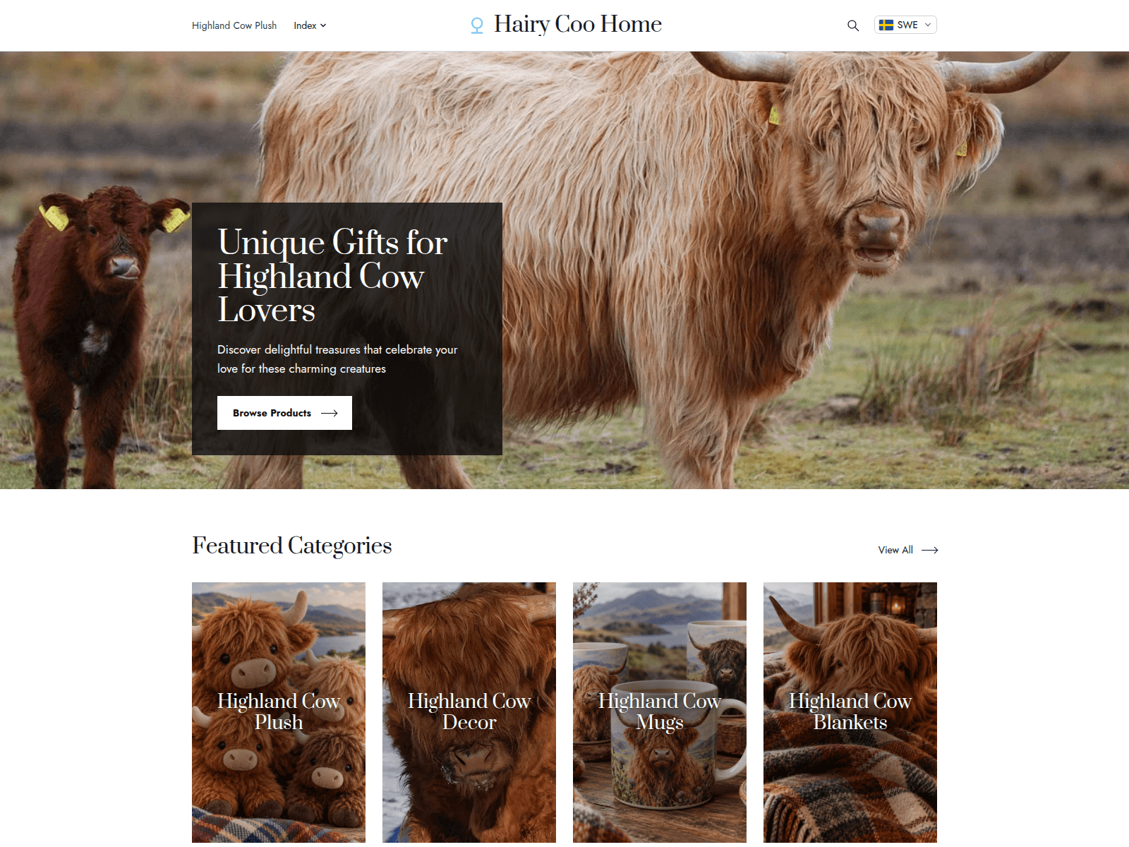 Hairy Coo Home screenshot