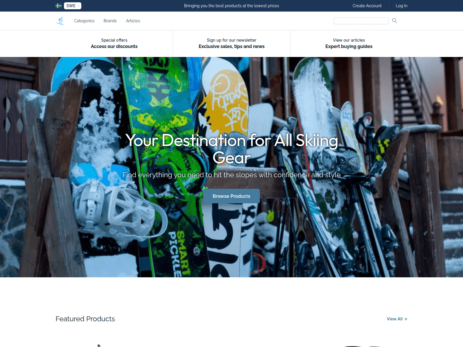 Powder Line Ski screenshot