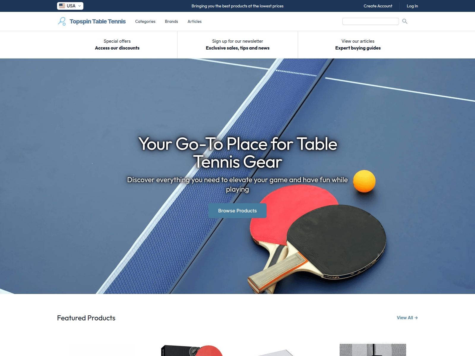 Topspin Table Tennis screenshot