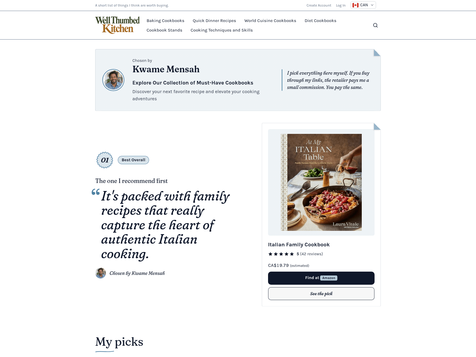 Well Thumbed Kitchen screenshot